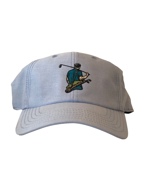 Light Blue Hat soft structured hat