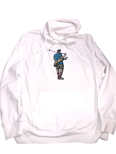 White Premium midweight hoodie